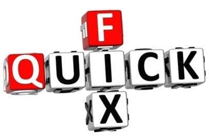 quick fix