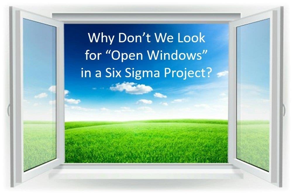 Process Capability – Look for the “Open Windows” First!