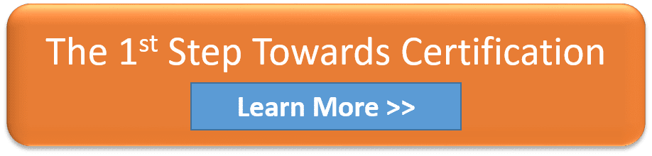 First Step to Certification - Ad