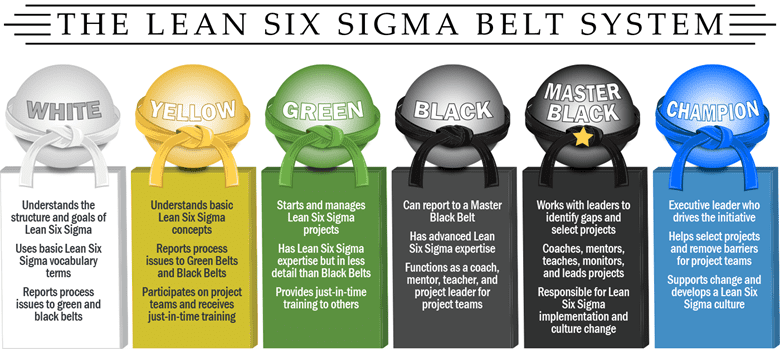 Six Sigma Green Belts vs. Black Belts