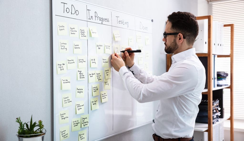 What is a Salesforce kanban board?