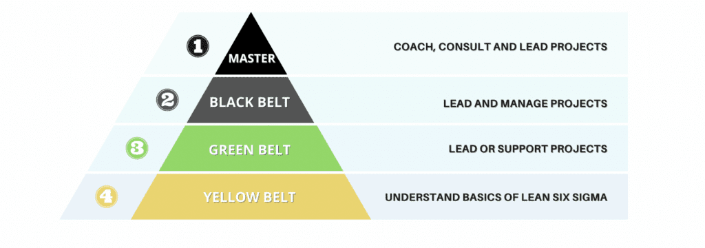 Six Sigma Belt Levels Explained