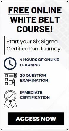FREE Online Lean Six Sigma White Belt Cerification Course