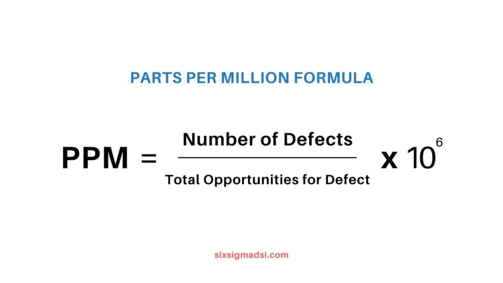 What is the PPM Measurement Formula?