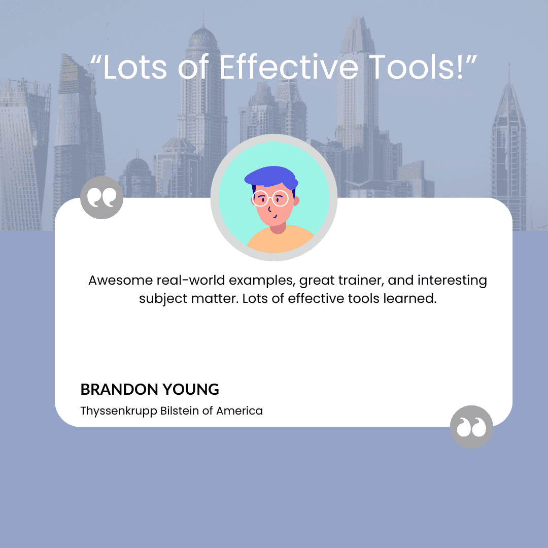 Six Sigma Training - Client Testimonial #6