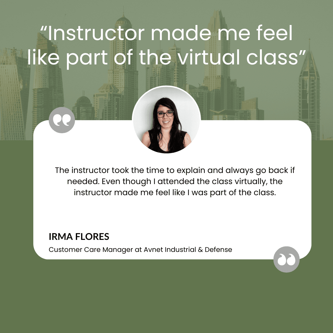 Six Sigma Training - Client Testimonial #7