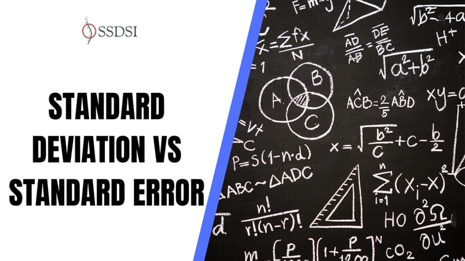 Standard Deviation Vs Standard Error