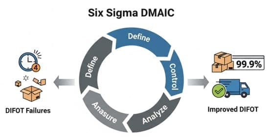 Six Sigma DMAIC cycle
