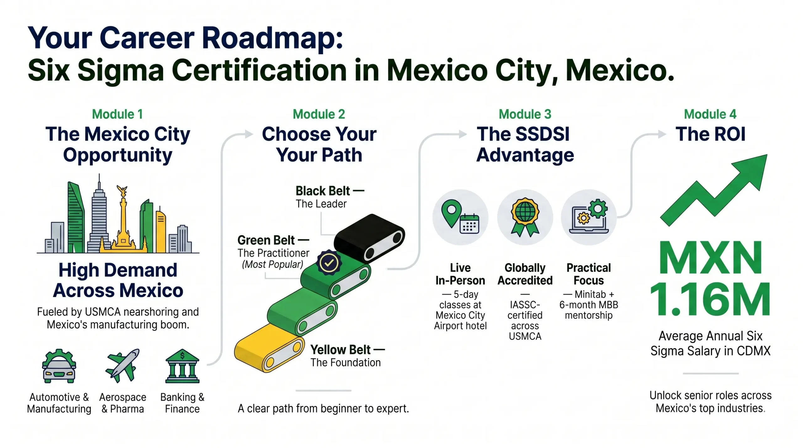 six sigma mexico city page infographic mobile